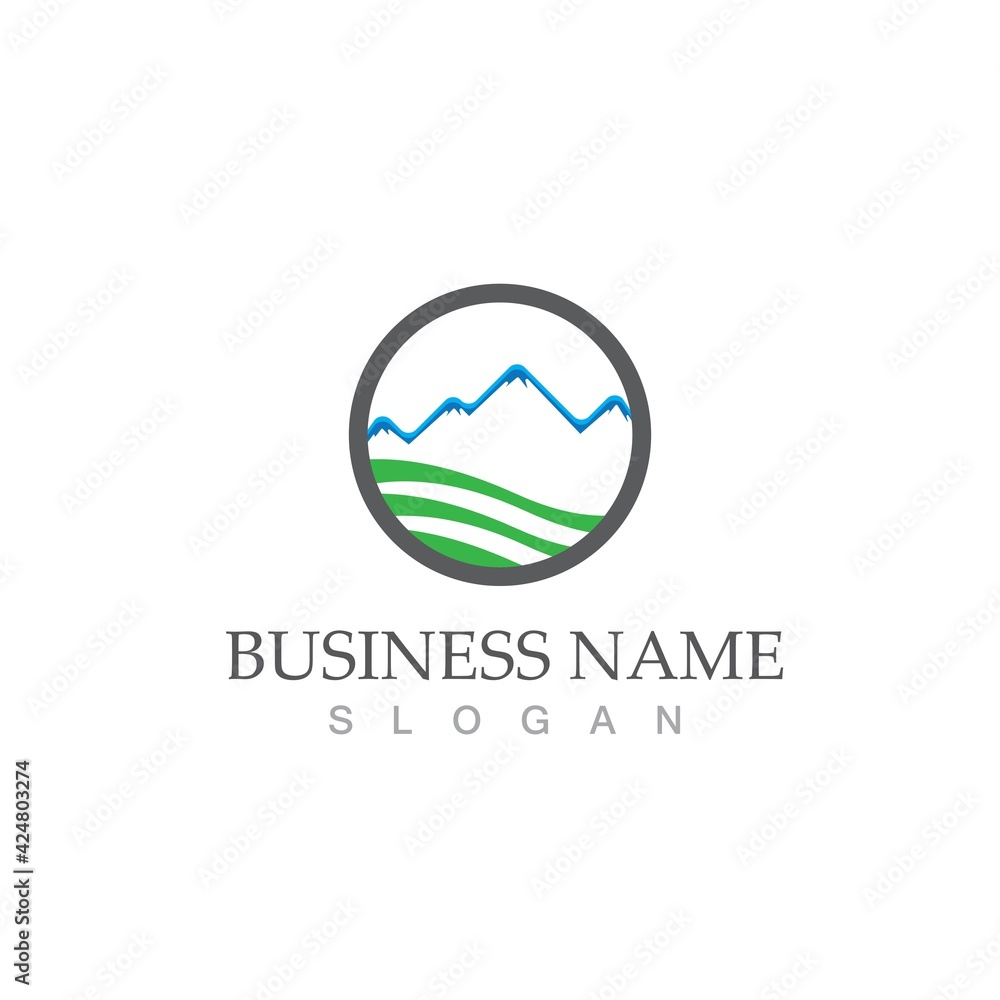 Mountain icon Logo Mountain icon Logo