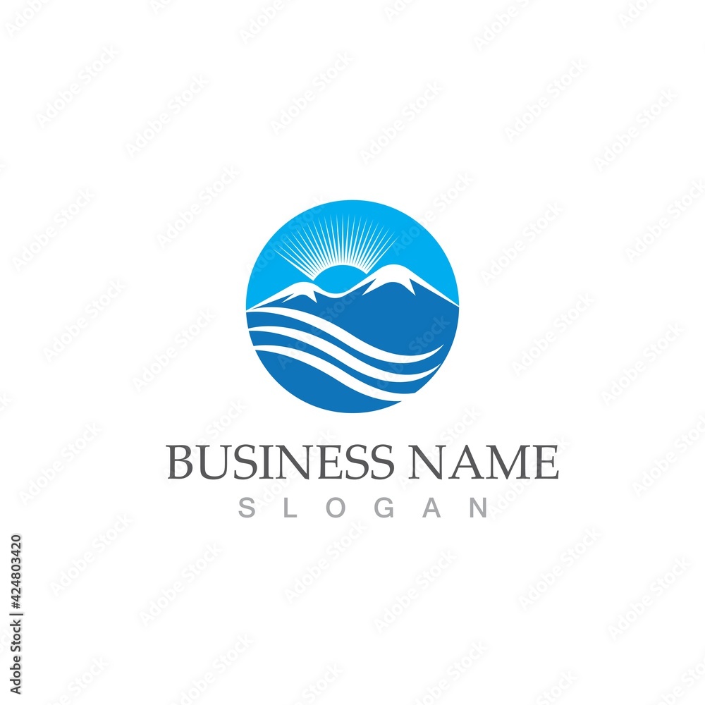 Mountain icon Logo Mountain icon Logo