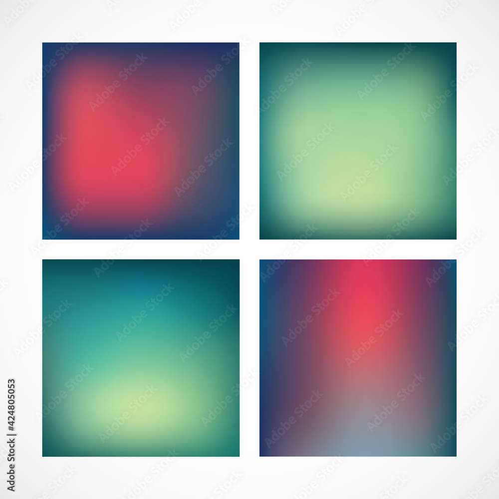 Fototapeta premium Abstract colorful smooth blurred vector background for design.