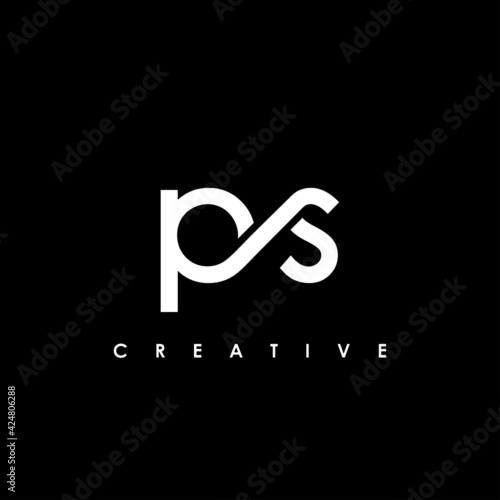 PS Letter Initial Logo Design Template Vector Illustration