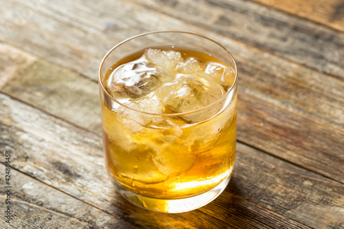 Refreshing Boozy Scotch Godfather Cocktail
