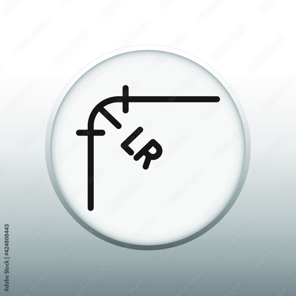ELBOW LONG RADIUS VECTOR SYMBOL OF PUMPING SYSTEM MECHANICAL SYSTEM ELBOW LONG RADIUS VECTOR SYMBOL OF PUMPING SYSTEM MECHANICAL SYSTEM