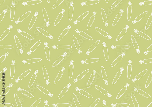 Radish symbol vector. Radish sign.