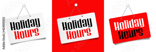 Holiday hours
