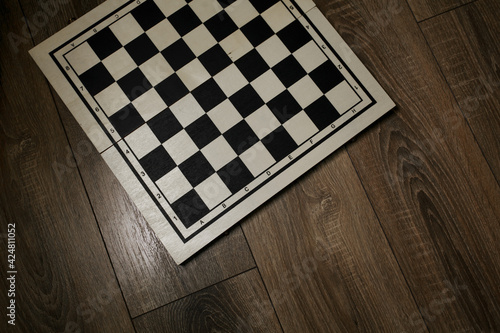 chess board without chess.