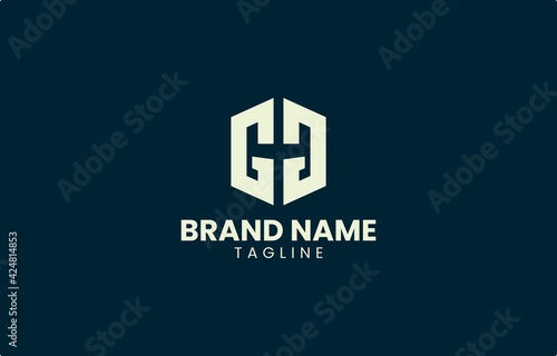 Letter GG Building Logo Design Vector Template