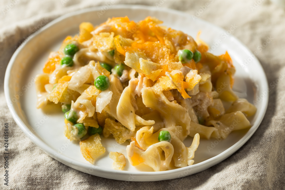 Homemade Cheesy Tuna Casserole Homemade Cheesy Tuna Casserole