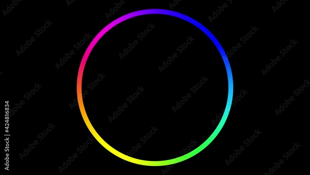 Circular gradient on a black background. Loading circle. Circular gradient on a black background. Loading circle.