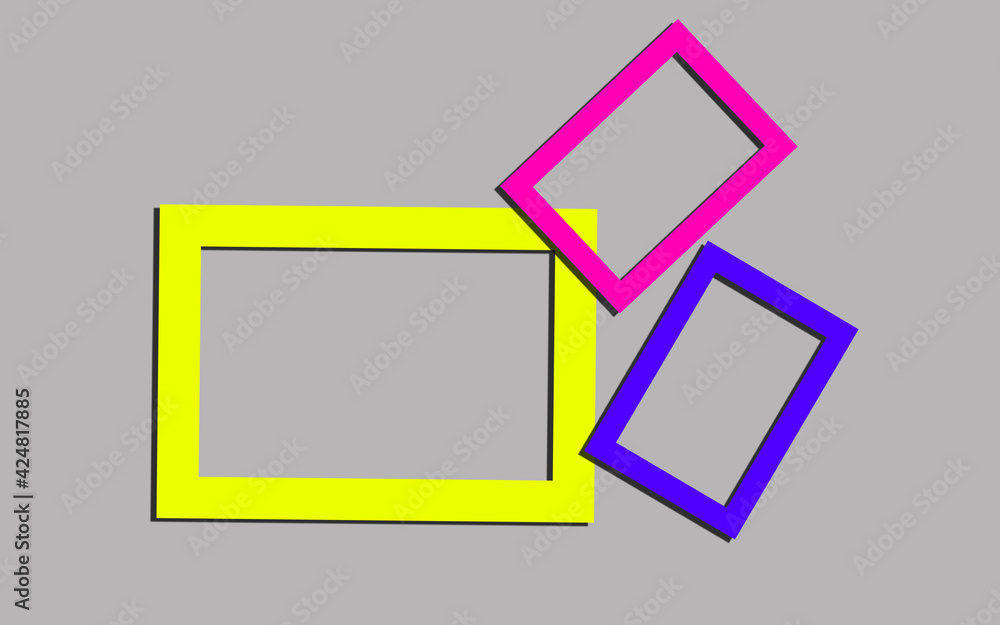 Multicolored photo frames background,group of photo frames,empty photo frame background Multicolored photo frames background,group of photo frames,empty photo frame background