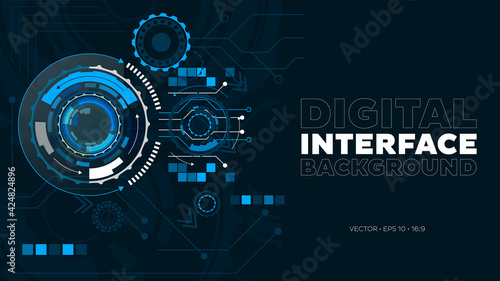 Digital Interface Background