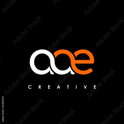 AAE Letter Initial Logo Design Template Vector Illustration