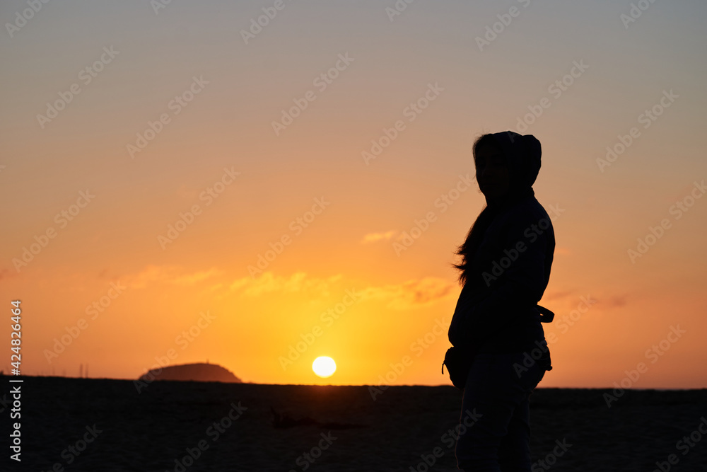 woman at the beach 