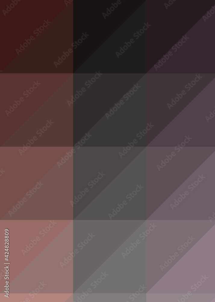Obraz premium Abstract color Low-Polygones Generative Art background illustration