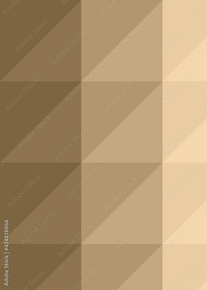 Fototapeta premium Abstract color Low-Polygones Generative Art background illustration