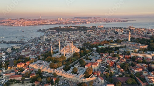 aerial view of the istanbul