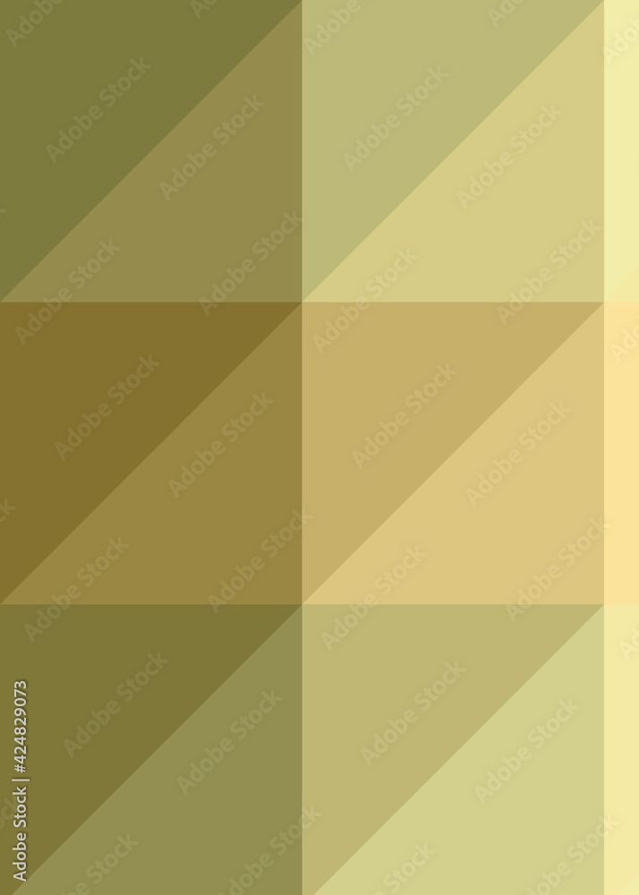 Fototapeta premium Abstract color Low-Polygones Generative Art background illustration
