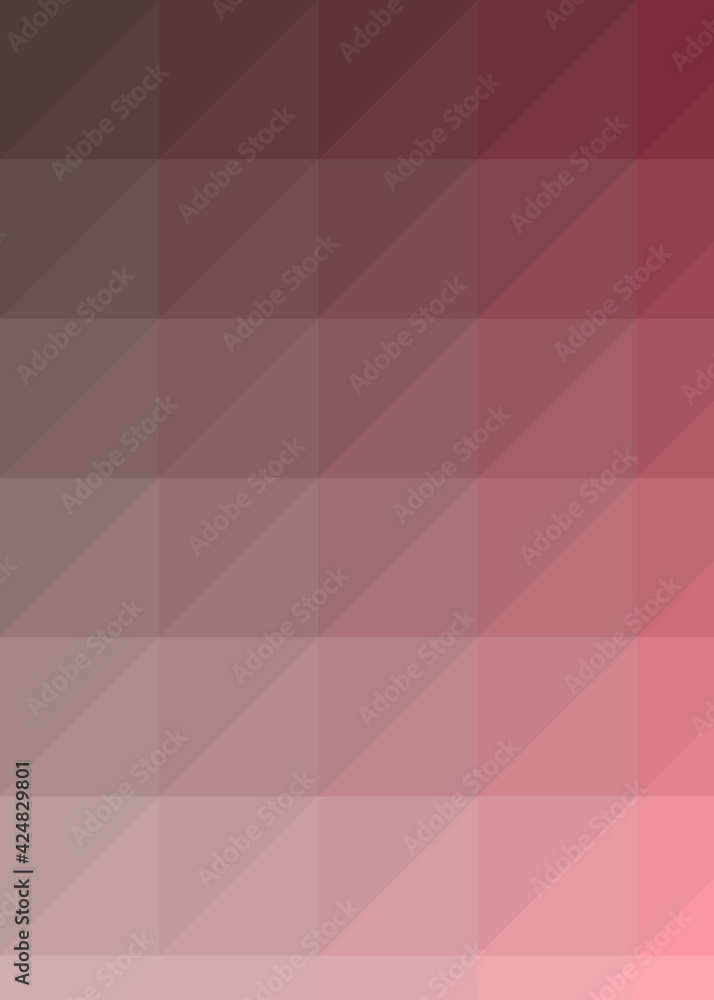 Fototapeta premium Abstract color Low-Polygones Generative Art background illustration