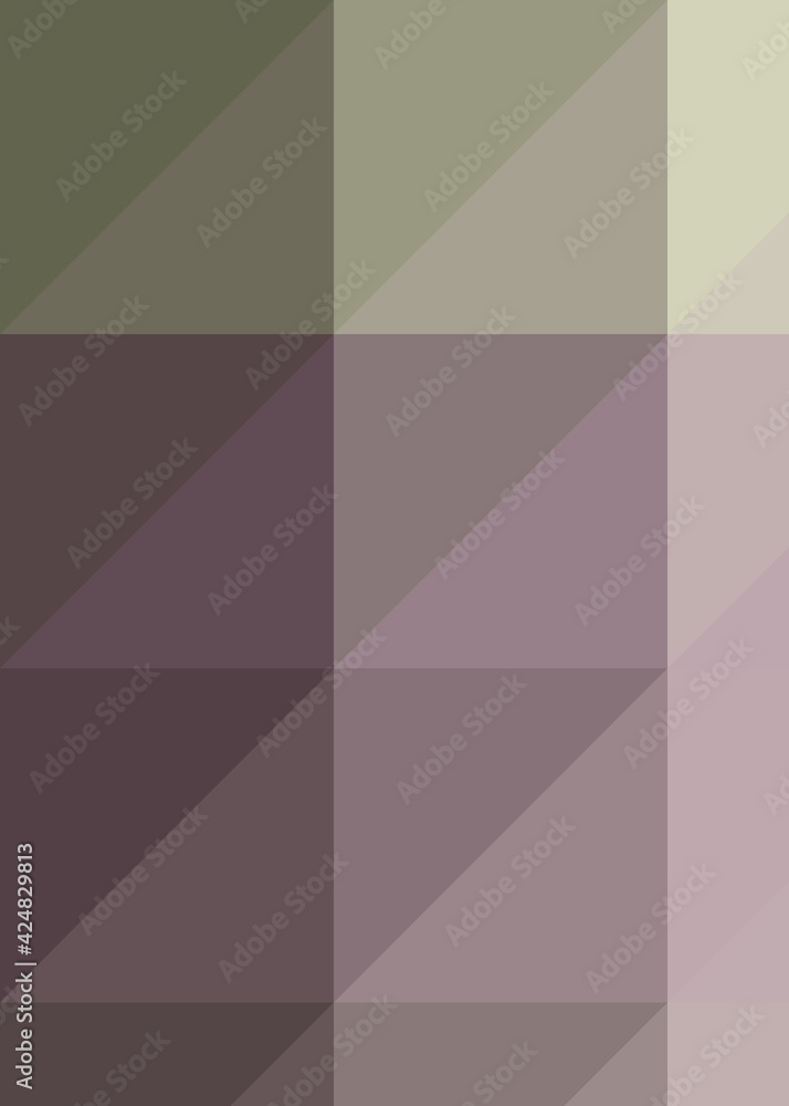 Fototapeta premium Abstract color Low-Polygones Generative Art background illustration
