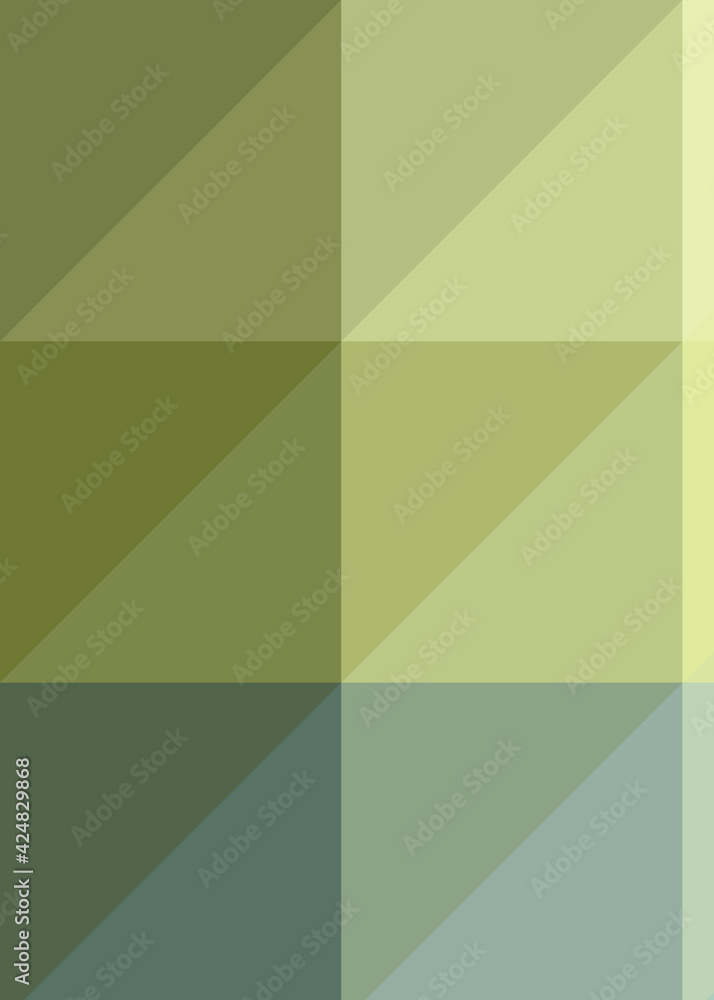 Abstract color Low-Polygones Generative Art background illustration