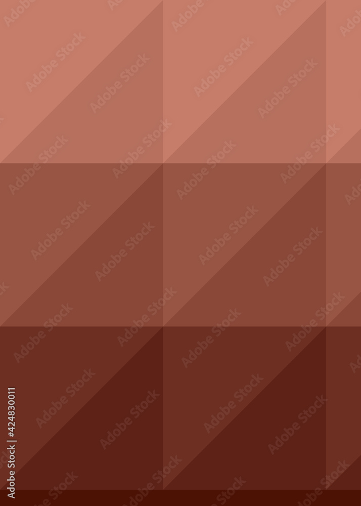 Fototapeta premium Abstract color Low-Polygones Generative Art background illustration