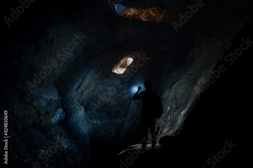 Cave exploring
