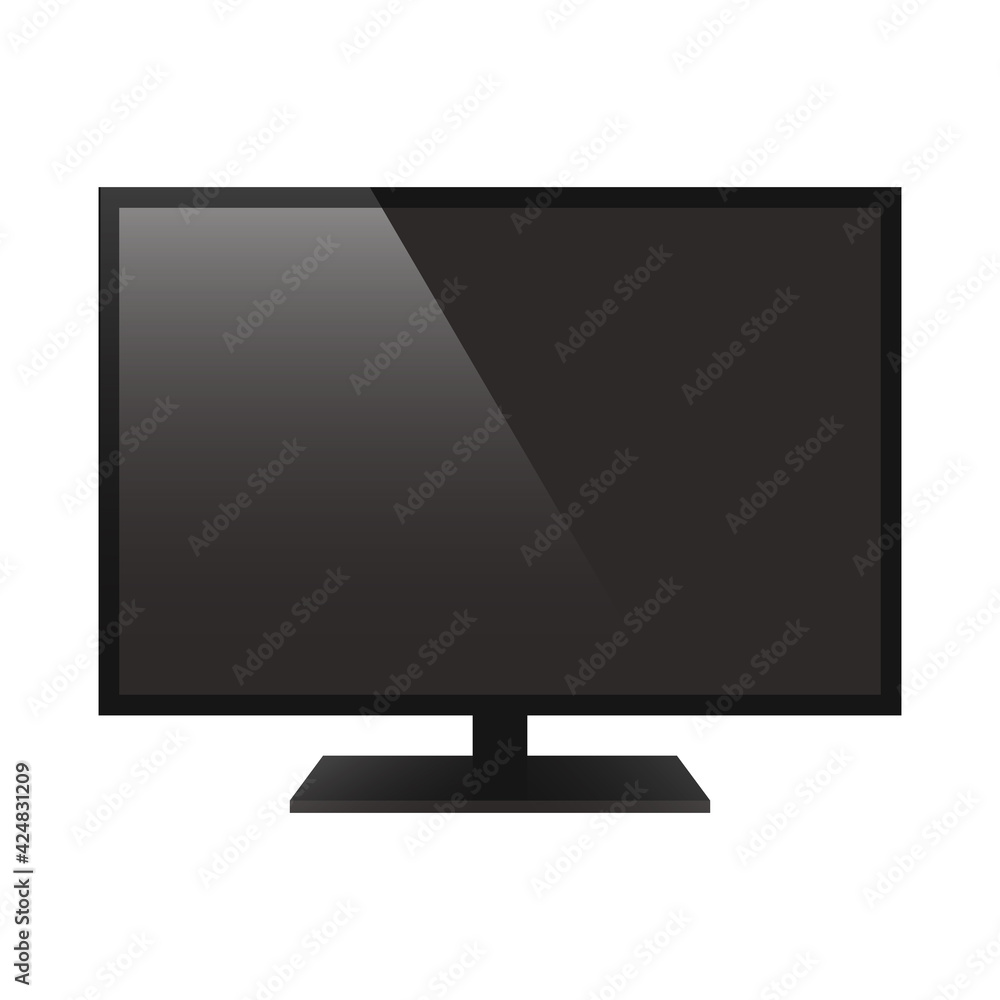 TV flat screen illustrarion vector TV flat screen illustrarion vector