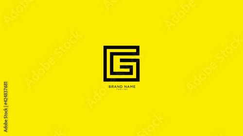 Alphabet letter Initial G, GG logo vector design, minimal, innovative, creative, symbol, sign, monogram, template, logotype, name, branding for premium business typeface, startup, company etc.