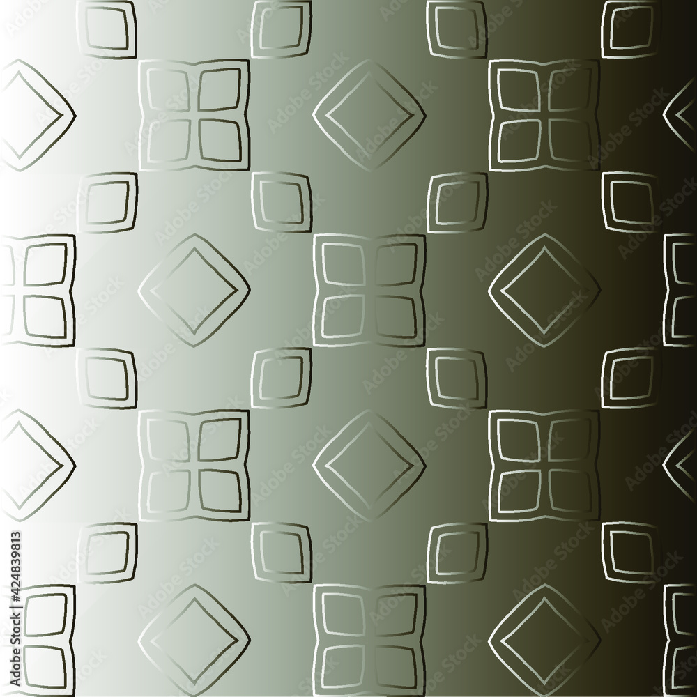  Pattern with a black-and-white gradient . Abstract metallic background
