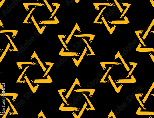 Jewish holiday symbol. Vector drawing