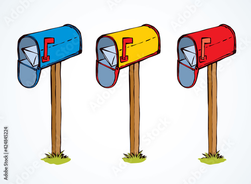 Mailbox. Vector drawing