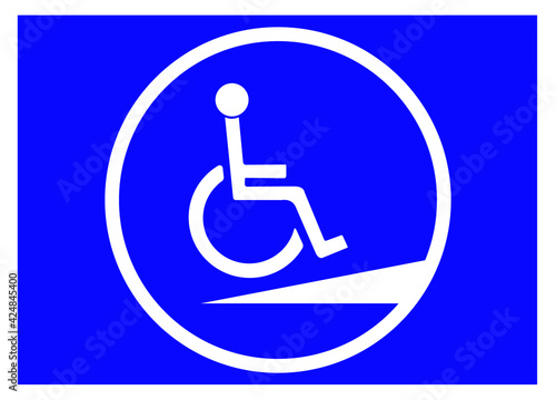 Ramps for disabled , Disabled Handicap Icon