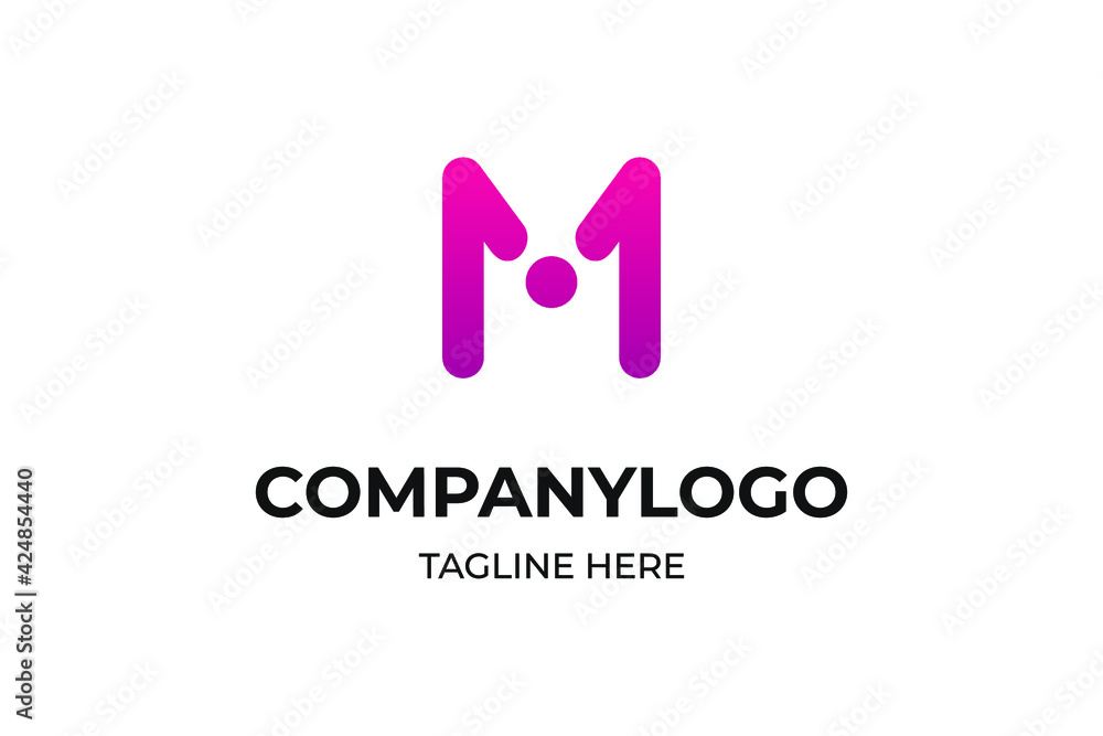 Vector Abstract Initial Letter M Logo. Blue Gradient Linear Rounded Style with Connected Liquid Dots . Usable for Business, Science and Technology Logos Vector Abstract Initial Letter M Logo. Blue Gradient Linear Rounded Style with Connected Liquid Dots . Usable for Business, Science and Technology Logos