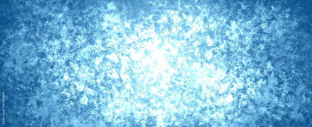 blue light simple textured speckled abstract goof background with blue edges and light center