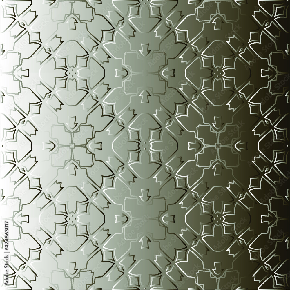 Pattern with a black-and-white gradient . Abstract metallic background Pattern with a black-and-white gradient . Abstract metallic background