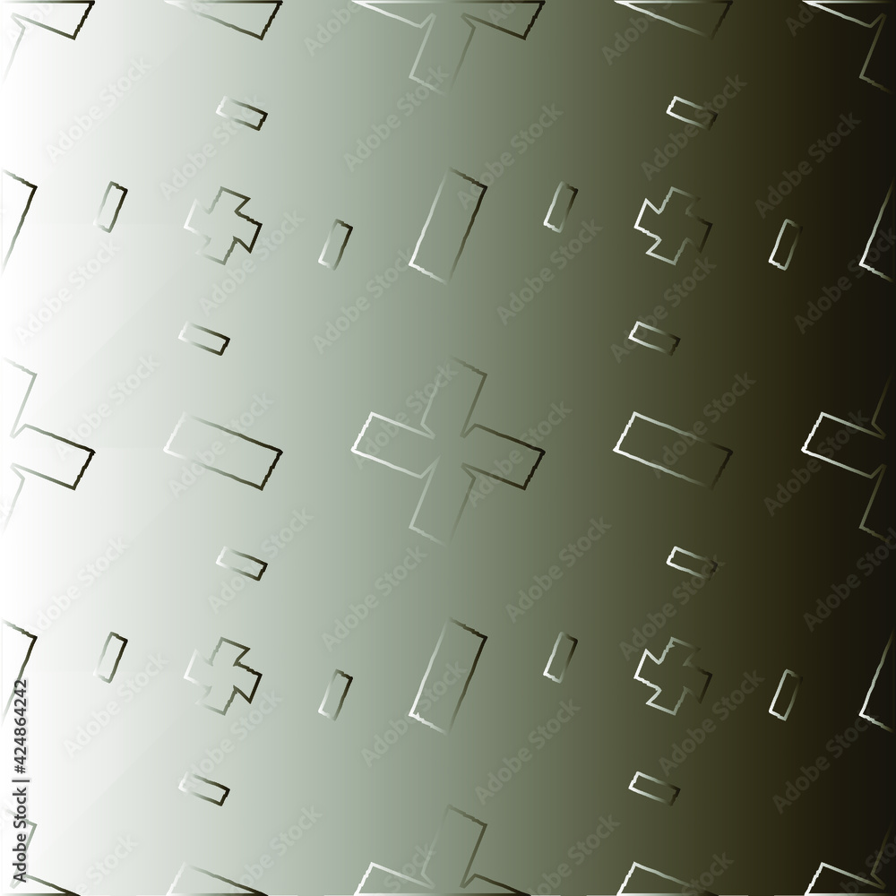 Pattern with a black-and-white gradient . Abstract metallic background Pattern with a black-and-white gradient . Abstract metallic background