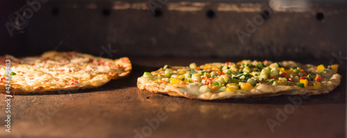 Flammkuchen im Ofen
