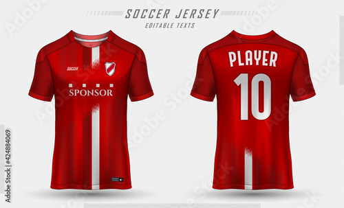 Soccer jersey template sport t shirt design