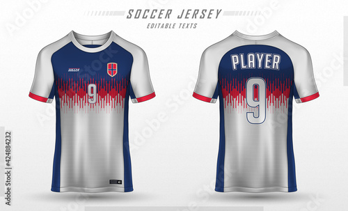 Soccer jersey template sport t shirt design