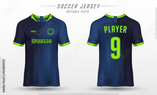 Soccer jersey template sport t shirt design