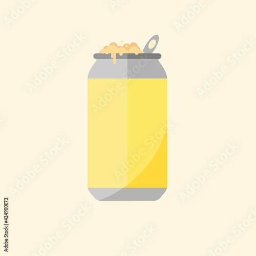 softdrink cans flat design vector iillustration