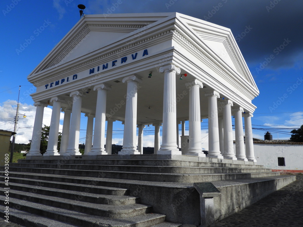 Fototapeta premium Templo Minerva Huehuetenango Guatemala