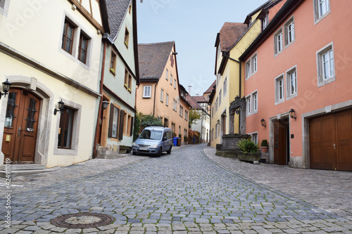 Alley of Rothenburg ob der Tauber, Germany © Q'ju Creative