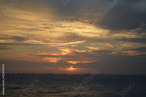 sunset on the ocean © Ron
