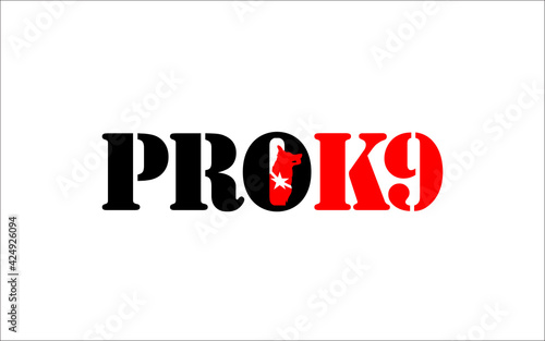 Illustration vector graphic of dog training concept logo design template