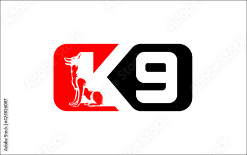 Illustration vector graphic of dog training concept logo design template