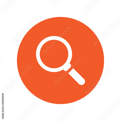 Search icon vector graphic illustration