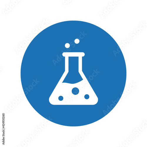 Chemistry icon vector graphic illustration