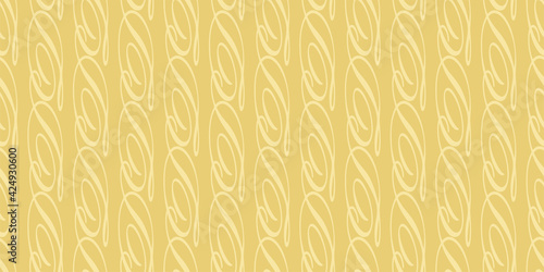 Abstract background pattern with ornament on a gold background. Seamless wallpaper texture for your design. Vector illustration