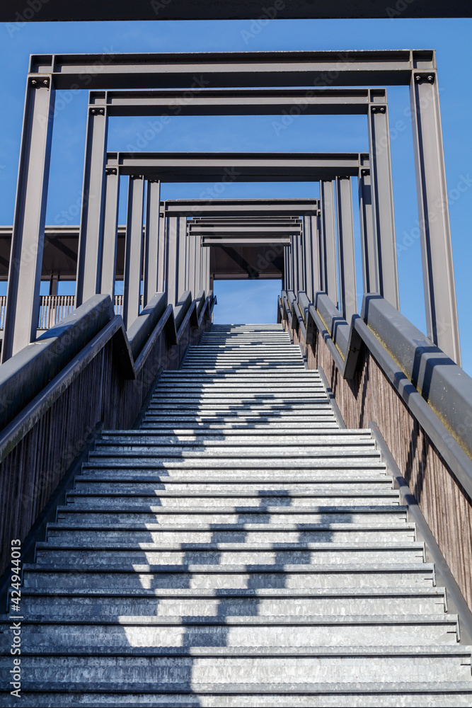 Treppe der Himmelsleiter an der Tirschenreuther Teichpfanne