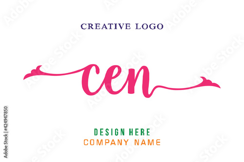 CEN lettering logo is simple, easy to understand and authoritative